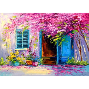 Image 1 of Enjoy - Puzzle Blooming Courtyard 1000 - 1 000 piese