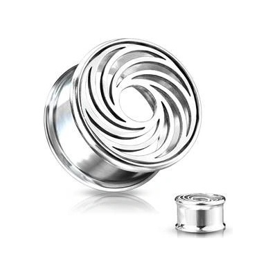 Šperky4U ocelový plug se spirálou PL01246-08