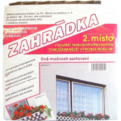 Ceramicus Zahradní okna GARTEN 75 cm hnědá