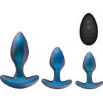 Blush Novelties Anal Adventures Matrix Cosmos Plug Kit Lunar Blue