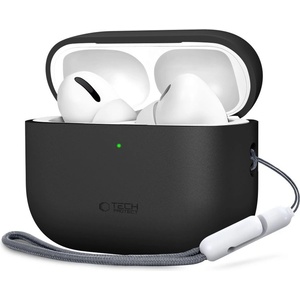 Tech-Protect Силиконов кейс за Apple AirPods Pro 3 от Tech Protect Silicone - Черен (5906302333028)
