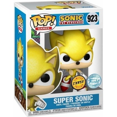 Funko Pop! 923 Sonic Super Sonic Šanca na chase Exclusive