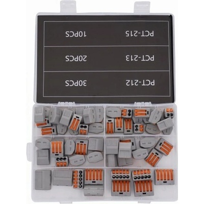 KRAFT&DELE WAGO svorky sada 0,14-4mm2 60ks KD10496