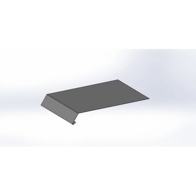 Fol-Izol Okapnice pro střechy 2 m x 156 mm RAL 9006 stříbrná