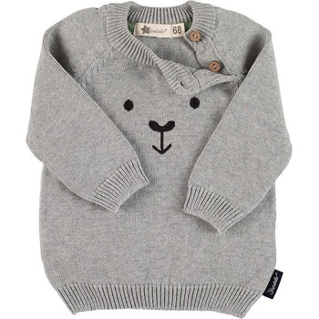Sterntaler Сив детски пуловер мече, Sterntaler