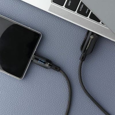 Forcell C272 USB A to Type C Qc4.0 3A 66W Digital 1,2m černý