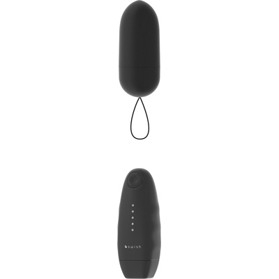 B Swish Bnaughty Classic Unleashed Wireless Vibrating Egg Black