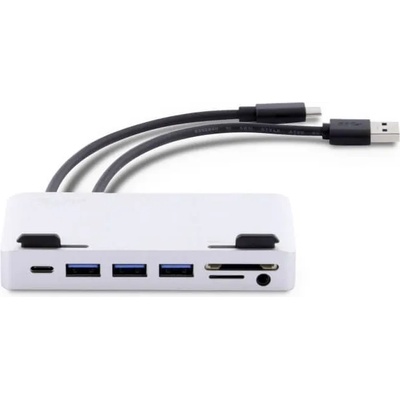 LMP Mултифункционален хъб за свързване на допълнителна периферия за iMac с USB-C- LMP Attach Hub (сребрист) (18629)