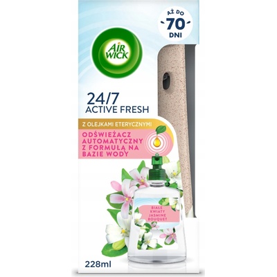 Air Wick Active Fresh Osvěžovač Vzduchu Bílé Květy 228 ml
