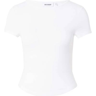 WEEKDAY Тениска бяло, размер s