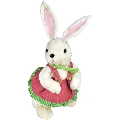 DOMMIO Zajačica v ružových šatách 39 cm