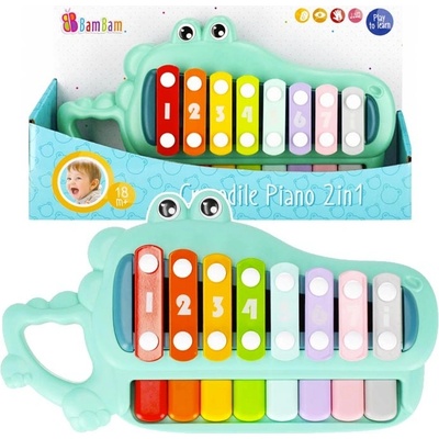 CreativeToys Pianko Činely 2v1 Krokodýľ