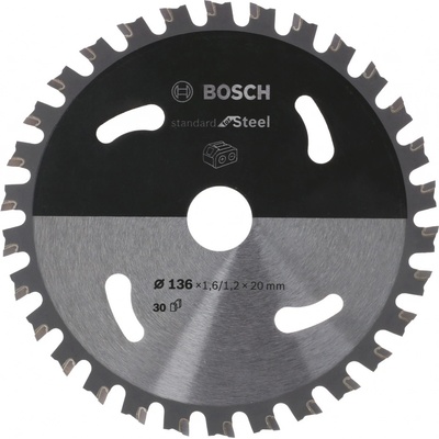 Bosch Accessories 2608837746 Průměr: 136 mm Pilový kotouč pro řezání standardní for Steel