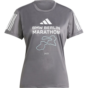 adidas Дамска тениска Adidas BMW Berlin Marathon 2023 T-Shirt Womens - Grey