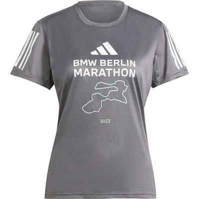adidas Дамска тениска Adidas BMW Berlin Marathon 2023 T-Shirt Womens - Grey