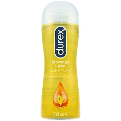 Durex Play Massage гел за масаж и омазняване 2 в 1 с иланг иланг 200 мл