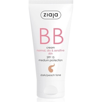 Ziaja BB Cream BB krém pre normálnu a suchú pleť Dark Peach 50 ml