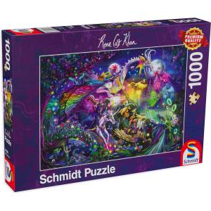 Schmidt Spiele Пъзел Schmidt от 1000 части - Нощен летен цирк (57586)