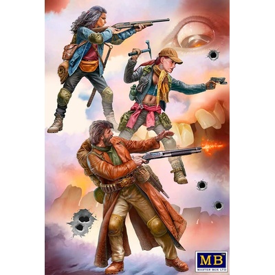 MASTER BOX LTD Road to Freedom Zombie Hunter Zombieland series Kit No. 3 1:35