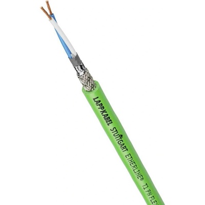 Lapp 2170922/100 sieťový kábel ethernetový ETHERLINE® T1 PN FLEX T Y zelená 100 m