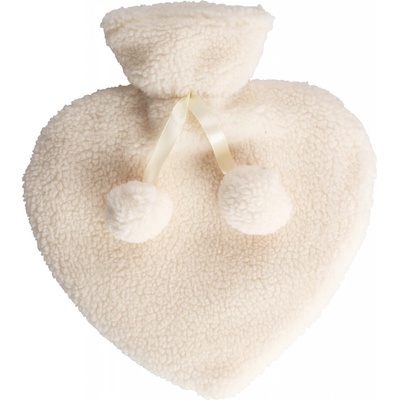H&L Termofor ve tvaru srdce Heart 0,75 l krémový