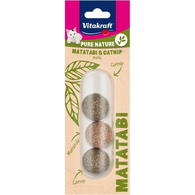 Vitakraft Pure Nature Matatabi Catnip Balls 3 cm