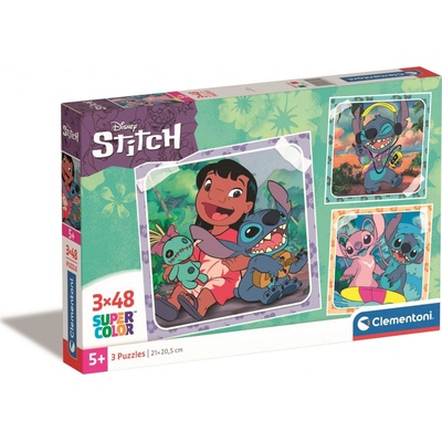 Clementoni Stitch 3x48 dielov