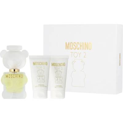 Moschino Toy 2 комплект за жени Eau de Parfum 50 ml + Душ гел 50 ml + Лосион за тяло 50 ml опция White Cover with Bear Outline