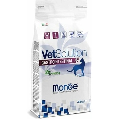 MONGE VetSolution Cat Gastrointestinal diétne suché na zníženie akútnych porúch črevného vstrebávania 0,4 kg