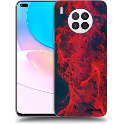 Púzdro Picasee silikónové Huawei Nova 8i - Organic red čiré