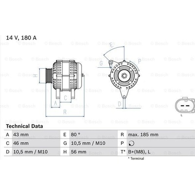 BOSCH Generátor 0986081390