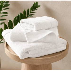 Frasers Home Хавлиена кърпа Frasers Home Cotton Modal 700gsm Zero Twist Towels - White