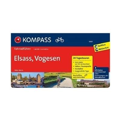 Kompass Fahrradführer Elsaß, Vogesen