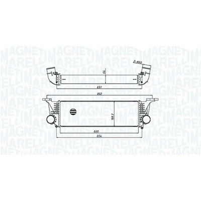 Chladič plniaceho vzduchu MAGNETI MARELLI 351319205500