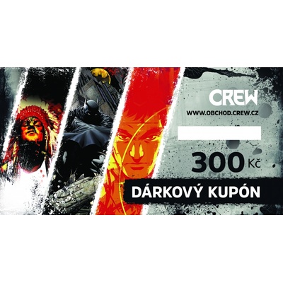 Dárkový kupón v hodnotě 300 Kč (grafika: klasická)