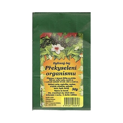 Vlčková Bylinné čaje Vlčkovi Překyselení 50 g