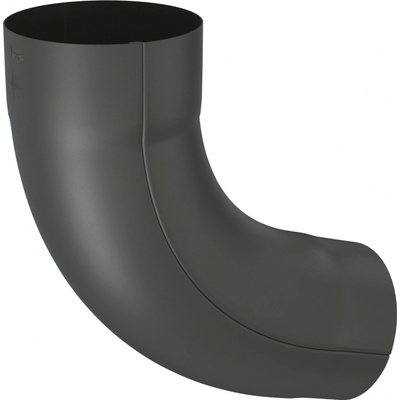 Zambelli Koleno 72° 80 mm falcované RAL 9005 Černa