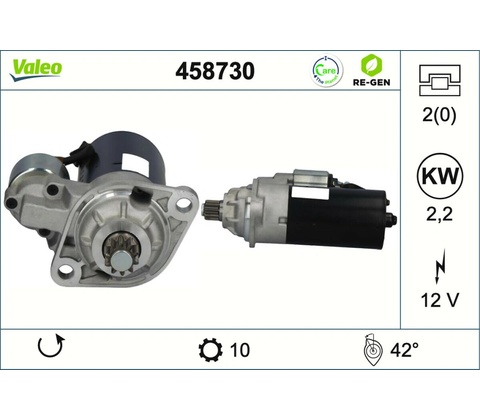 Štartér VALEO 458730