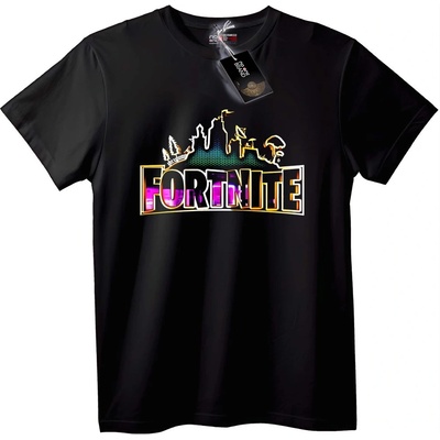 NOONEBRAND Тениска Fortnite - 4XL, Black