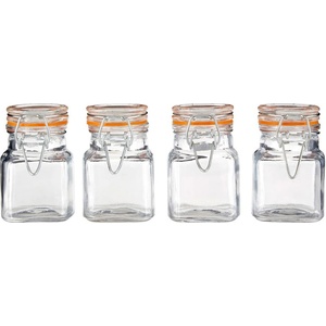 Premier Housewares Комплект от 4 стъклени съда за подправки , 90 ml - Premier Housewares (1209826)
