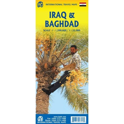 mapa Iraq, Baghdad 1:1,2 mil. - 1:25 t. ITM