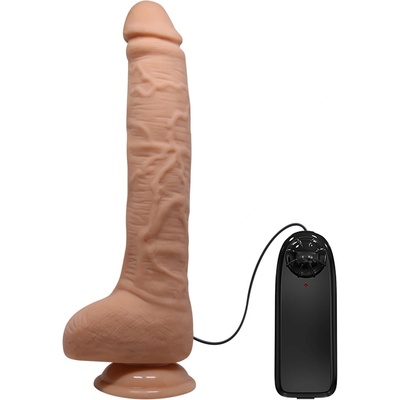 Pretty Love Beautiful Dick Realistic Vibrating Dildo 28cm Nude