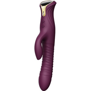Image 1 of ZALO Mose Thrusting Rabbit Vibrator Purple