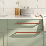 vidaXL Дръжки за шкафове, 20 бр, бронз, 320 мм, неръждаема стомана (3203665)