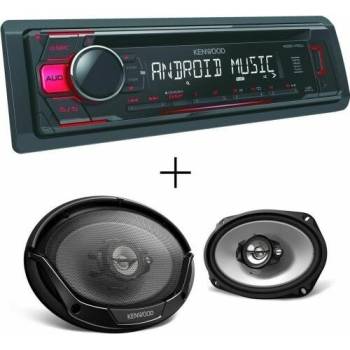 Image 1 of Kenwood KDC-110UR + KFC-E6965