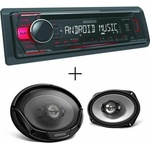 Kenwood KDC-110UR + KFC-E6965 Авто радио
