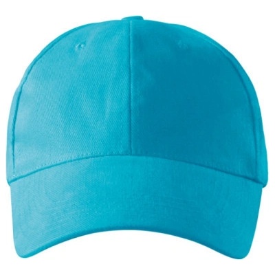 MALFINI Čepice 6P 305 unisex MAL-3054400 Tyrkysová
