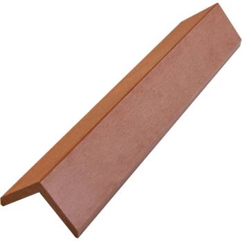 NIKA Ъглов WPC профил 50x55 mm, L=2.0 м, тик (FR-DT ACC0022)