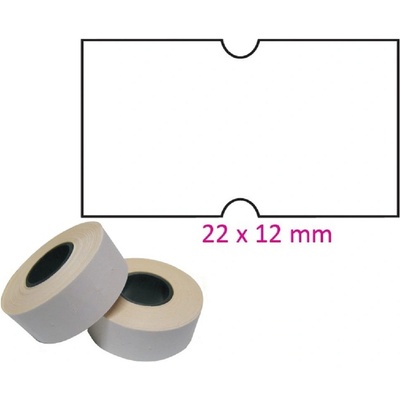 Etikety Cola Ply 21 x 12 mm - bílé – Zboží Dáma