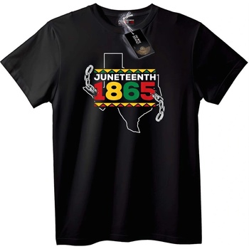 NOONEBRAND Тениска Juneteenth 1865 Тексас - S, White